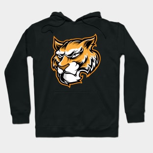 angry face tiger Hoodie